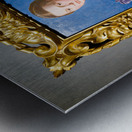 Portrait of a girl with a book in Uffizi Gallery Florence Metal print