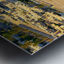 Aerial view shows Palmyra new city in Syria from above Metal print