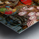 Colorful lights hanging in the Grand Bazaar of Istanbul Metal print