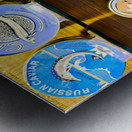 Caviar display in Grand Bazaar market in Istanbul Turkey Metal print