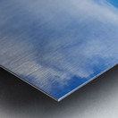 Monument Valley shows red rock formations under blue sky Metal print