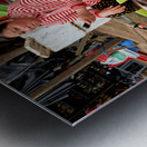 Fish market scene in Phu Quoc Vietnam during the day Metal print