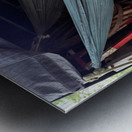 Workers relax in a truck in Ho Chi Minh City Vietnam Metal print