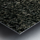 Crosses mark a cemetery in Longyearbyen Svalbard Archipelago Metal print