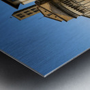 Visit to Piazza Grande in Arezzo Tuscany Italy during sunny day Metal print