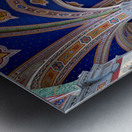 Basilica Santa Margherita interior in Cortona Italy Metal print