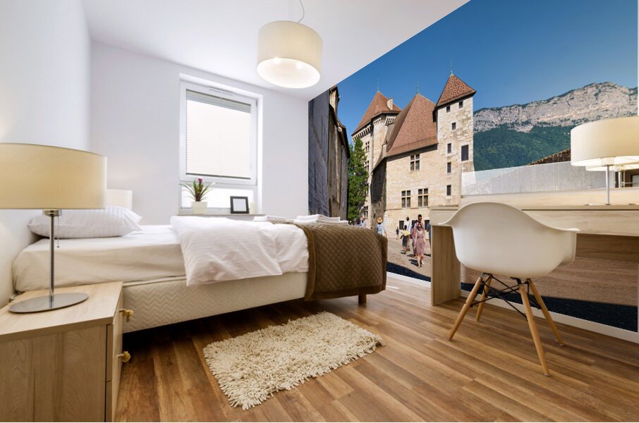 Annecy Haute Savoie France. The castle Mural print