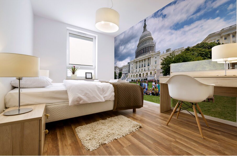 The United States Capitol. Washington D.C. Mural print