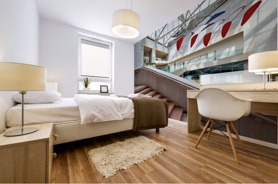 The East Building of the National Gallery of Art. Washington D.C. Mural print