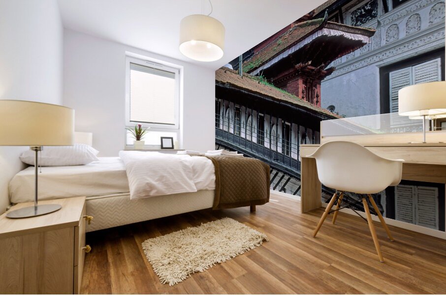 Nepal. Kathmandu. Mural print