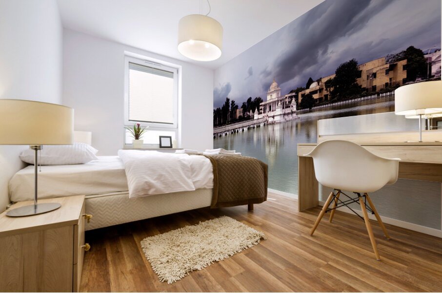 Nepal. Kathmandu. Rani Pokhari Mural print