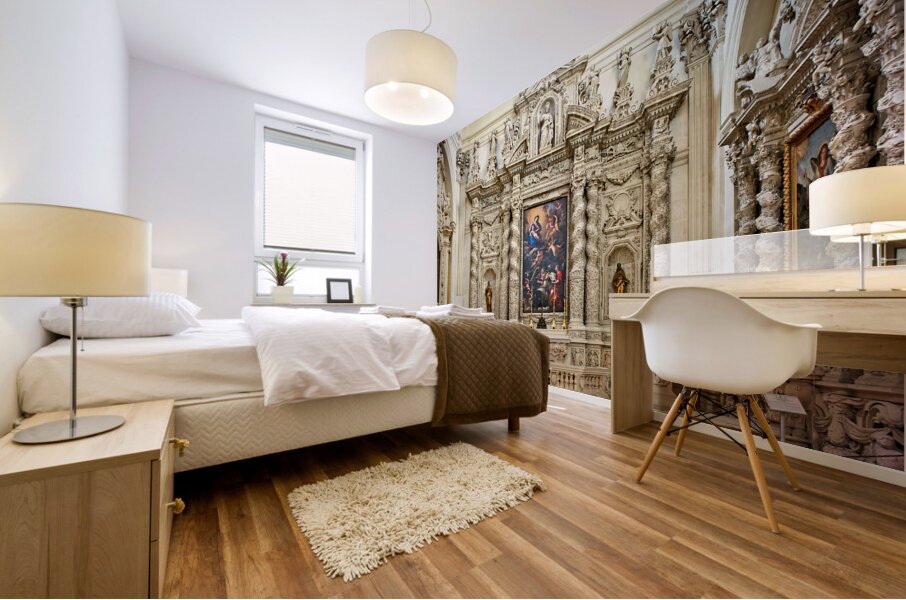 Apulia Puglia Salento Italy. Lecce. Santa Irene church Mural print