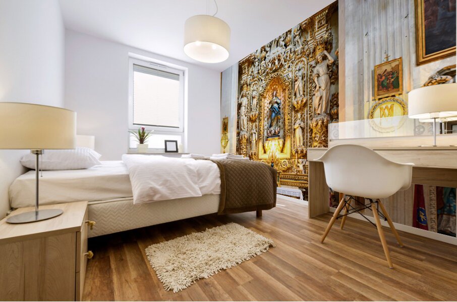 Apulia Puglia Salento Italy. Lecce. Santa Chiara church Mural print