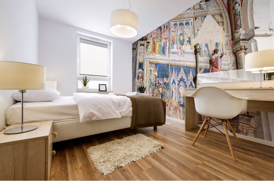 Salento. Apulia Puglia Italy. Galatina. Santa Caterina dAlessandria church. Frescoes by Francesco dArezzo Mural print