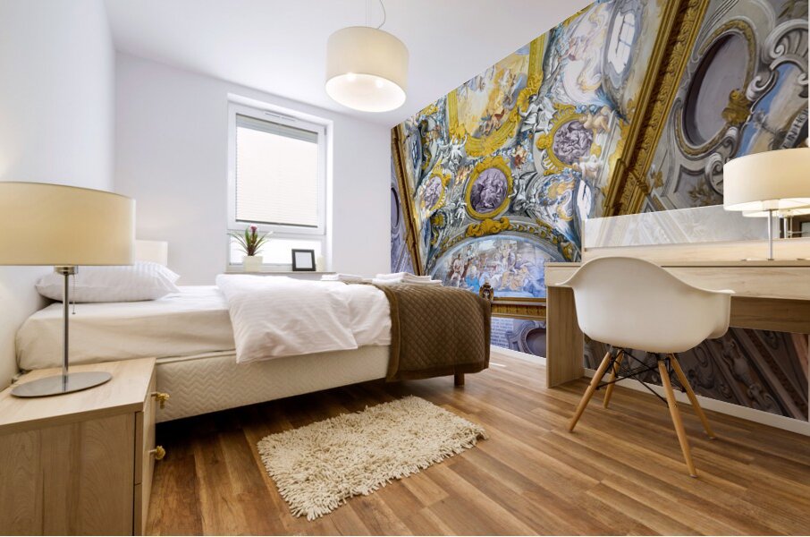 Todi Umbria Italy. Chiesa della Nunziatina Nunziatina Church Mural print