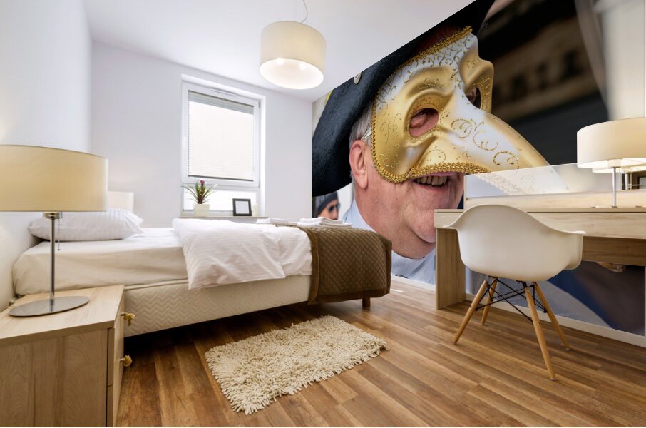 Venice Italy. The Carnival Mural print