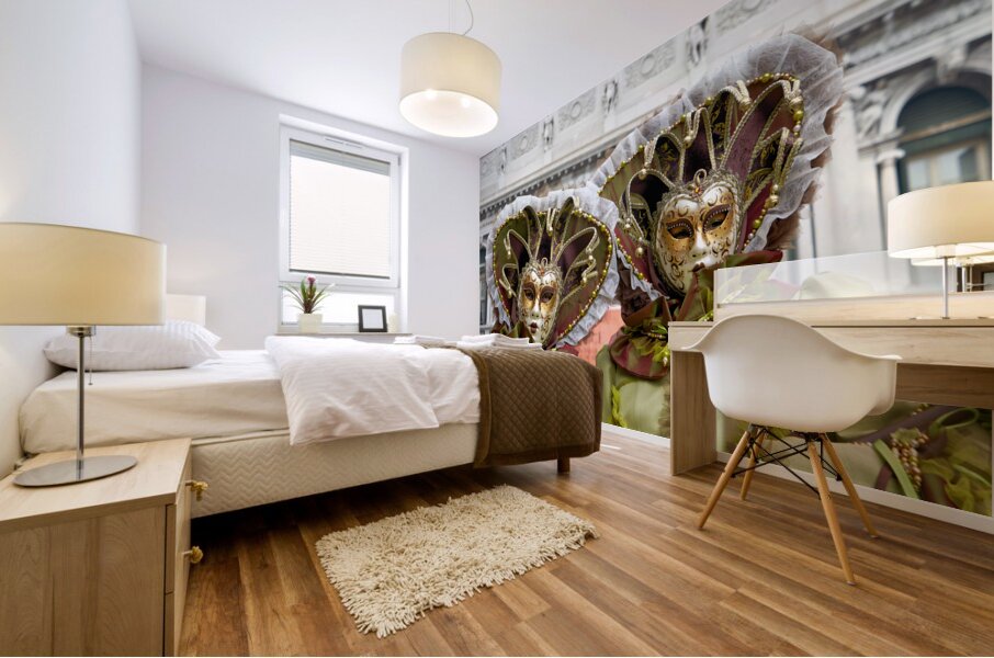 Venice Italy. The Carnival Mural print