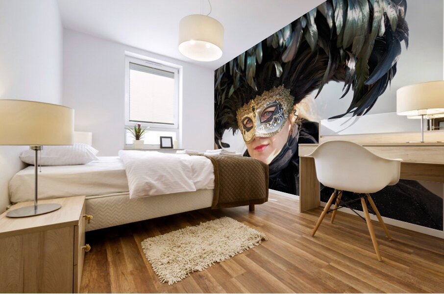 Venice Italy. The Carnival Mural print