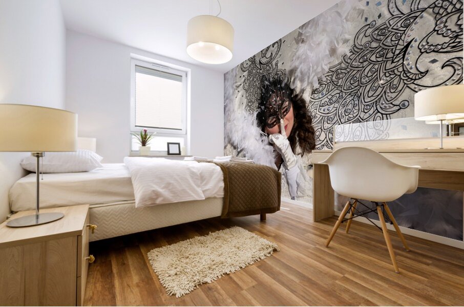 Venice Italy. The Carnival Mural print