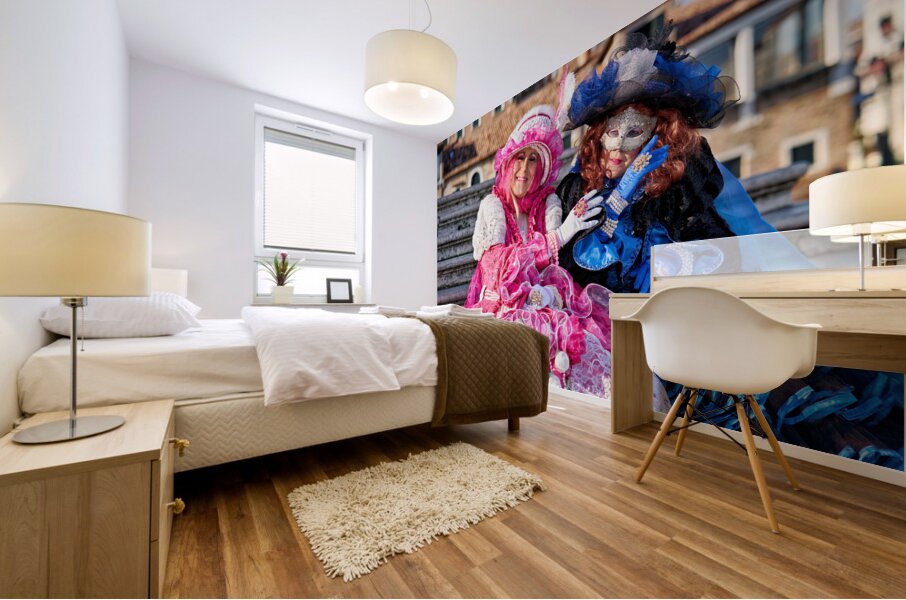 Venice Italy. The Carnival Mural print