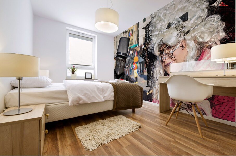 Venice Italy. The Carnival Mural print