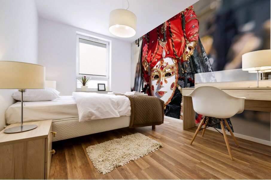 Venice Italy. The Carnival Mural print