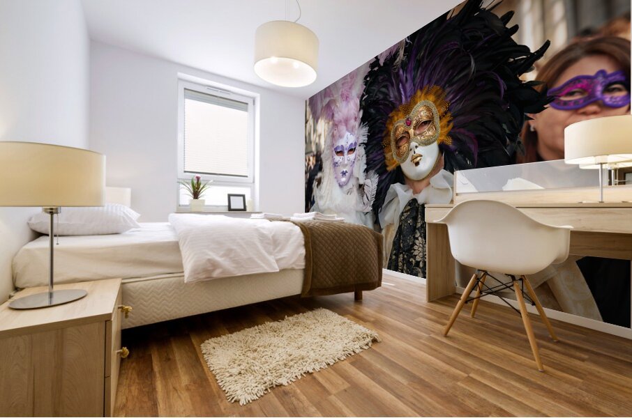 Venice Italy. The Carnival Mural print