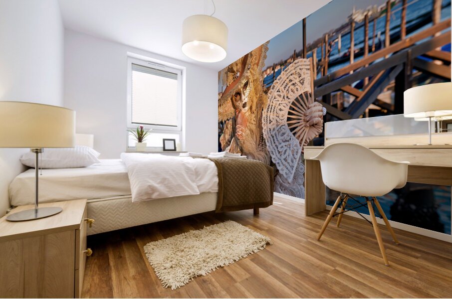 Venice Italy. The Carnival Mural print