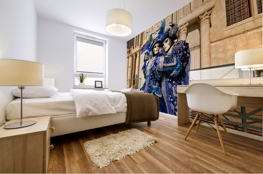 Venice Italy. The Carnival Mural print