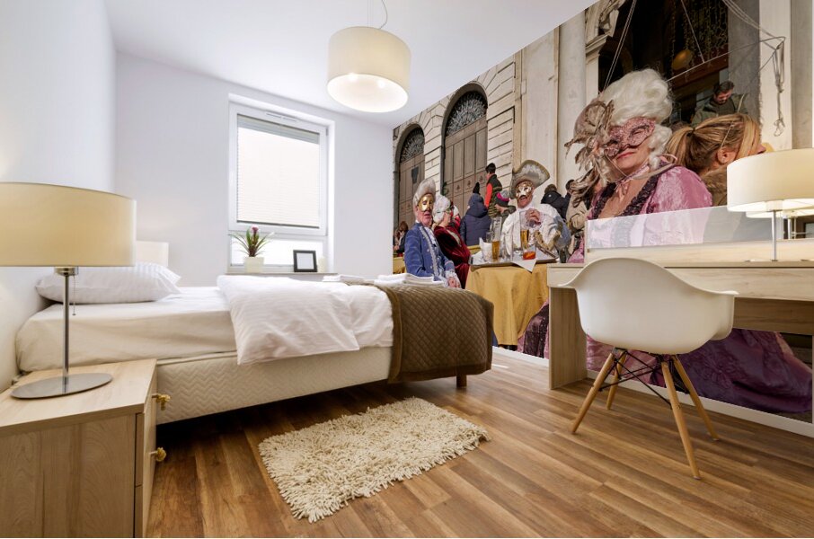 Venice Italy. The Carnival Mural print