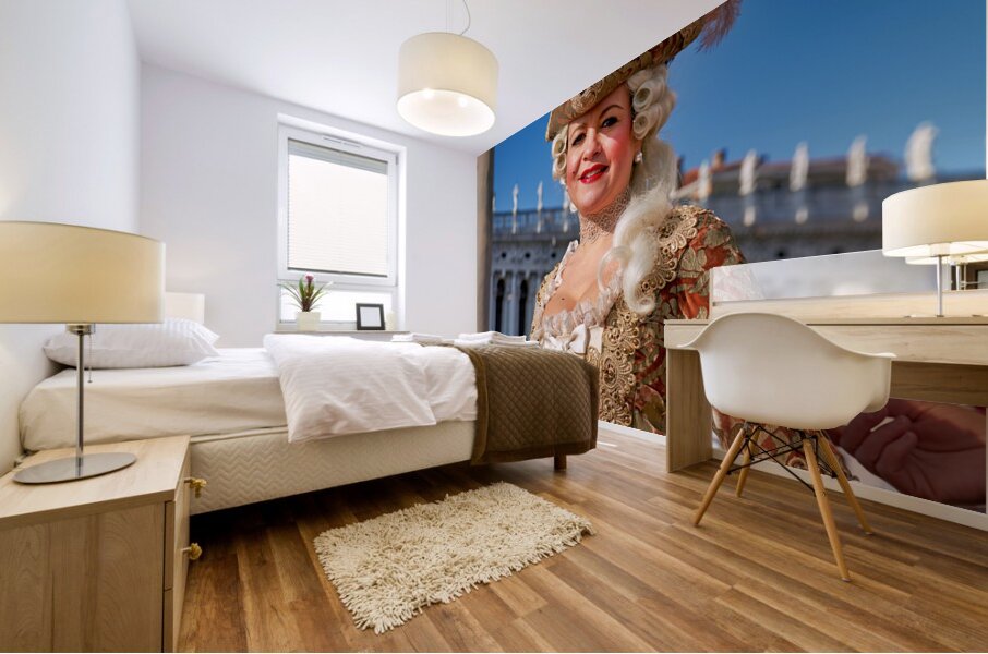 Venice Italy. The Carnival Mural print