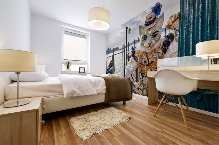 Venice Italy. The Carnival Mural print