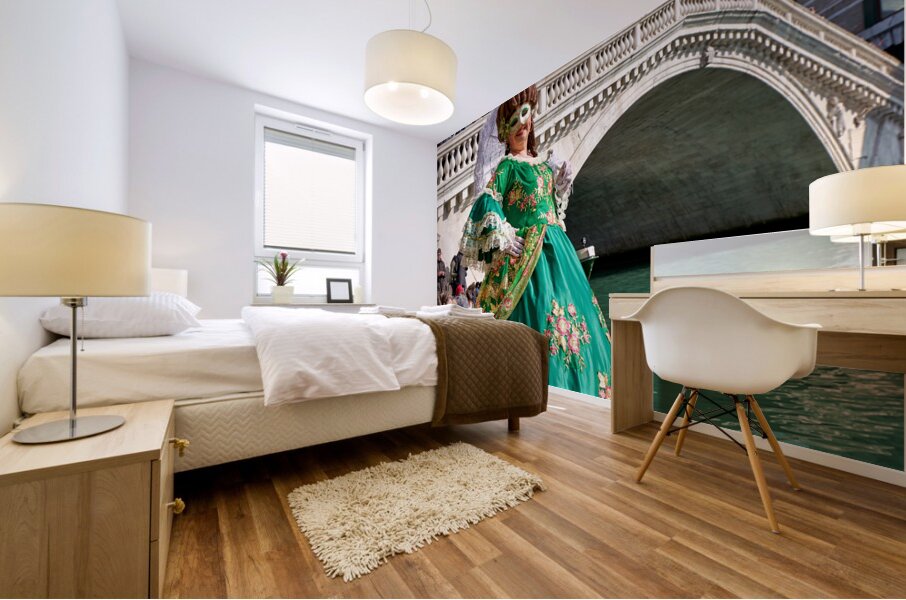 Venice Italy. The Carnival Mural print