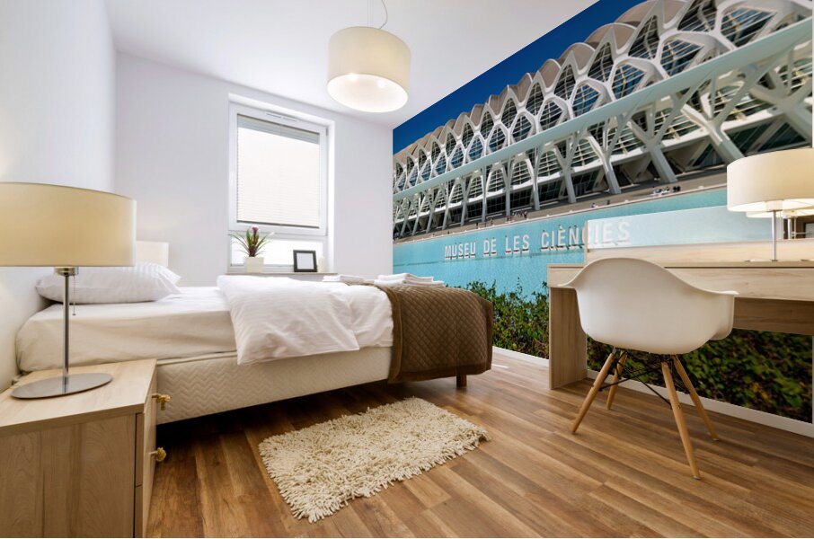 Visit Museu de les Sciences Principe Felipe in Valencia Spain Mural print