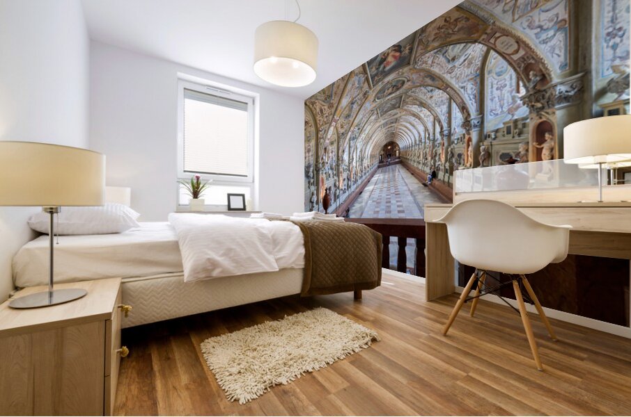 Visit to the residenz residence palace in munich germany Mural print