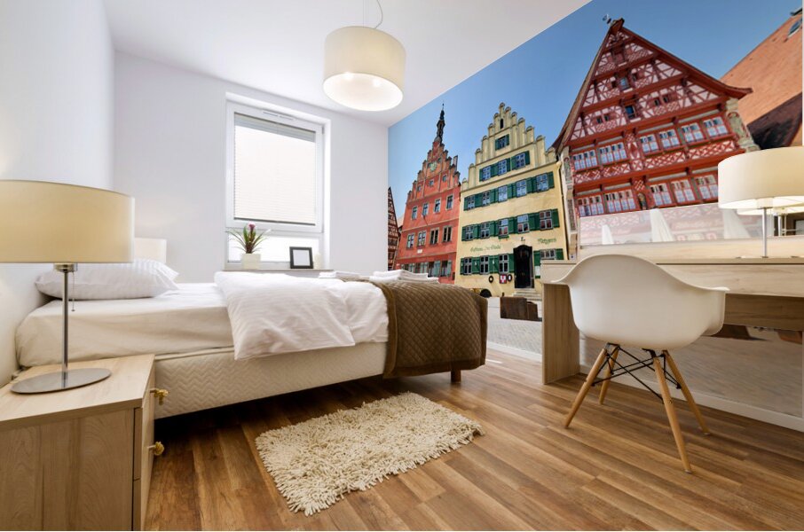 Old town dinkelsbuhl on the romantic road in germany Mural print