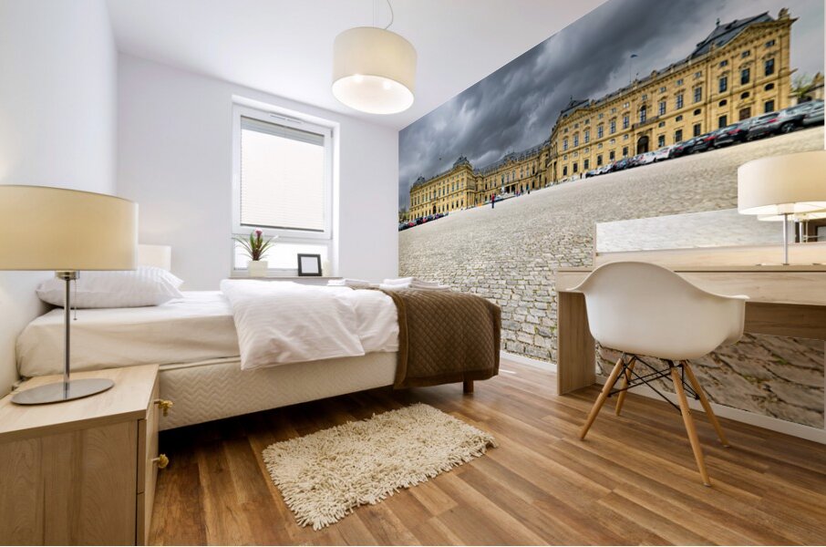 Residenz in Wurzburg along the Romantic Road in Bavaria Germany Mural print