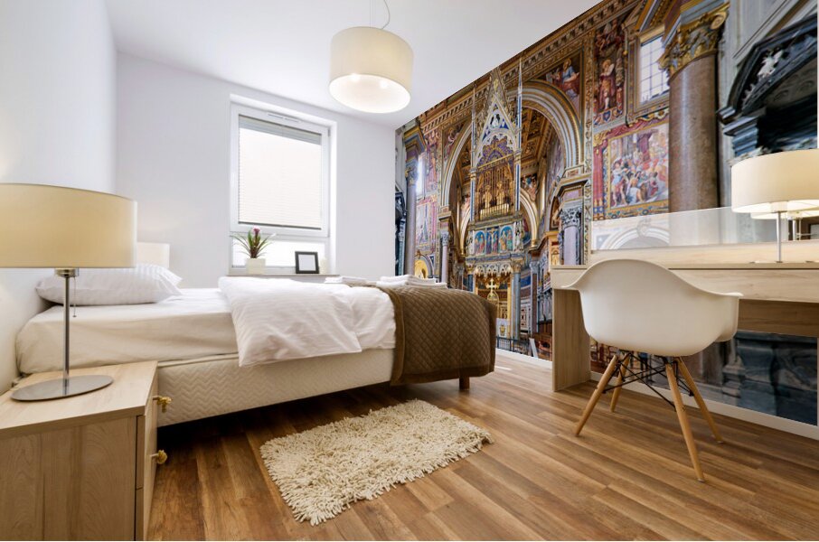 Visit the archbasilica cathedral of the most holy savior in rome Mural print