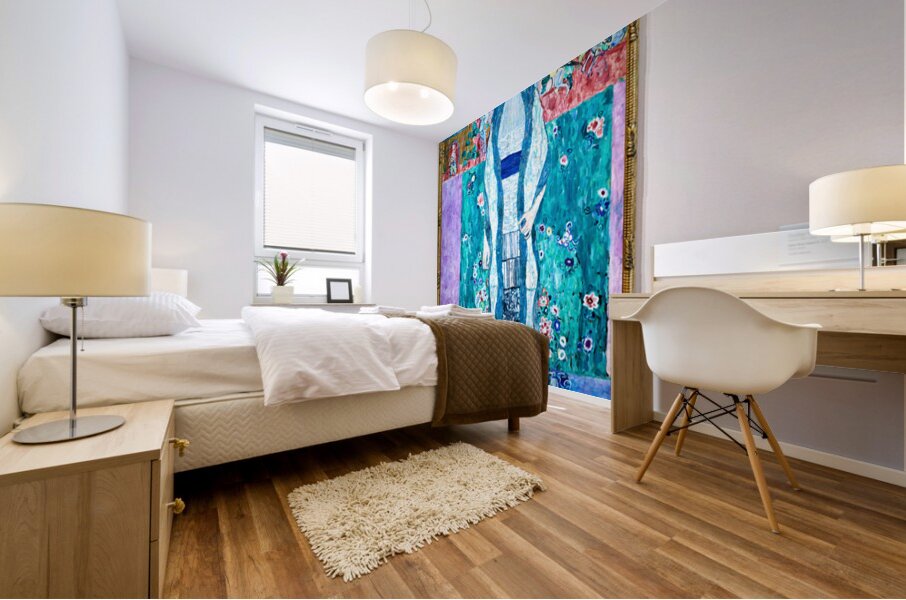 Adele Bloch Bauer II painting at Museum of Modern Art in Manhatt Mural print