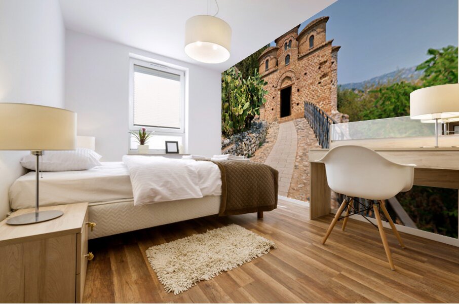Historic Byzantine church at Cattolica di Stilo in Calabria Ital Mural print