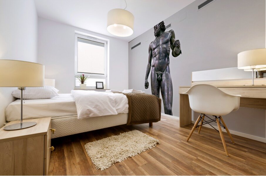 Riace bronzes in national museum of magna grecia at reggio calab Mural print