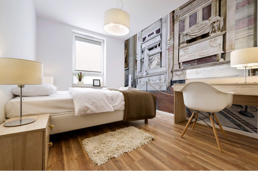 Visit to Basilica di Santa Croce in Florence Tuscany with Rossin Mural print