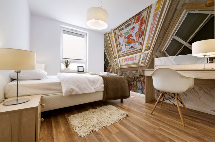 Visit Casa Buonarroti in Florence Tuscany to see historical art Mural print