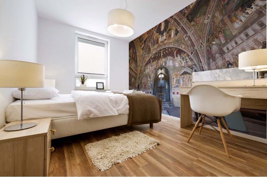 Santa Maria Novella Church in Florence reveals detailed frescoes Mural print