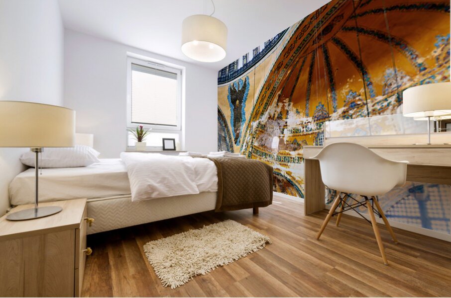 Hagia Sophia: A historic architectural gem in Istanbul Mural print