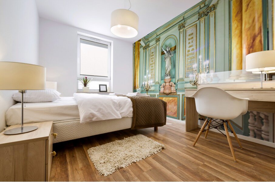 Visit to Gran Teatre del Liceu Opera House in Barcelona Mural print