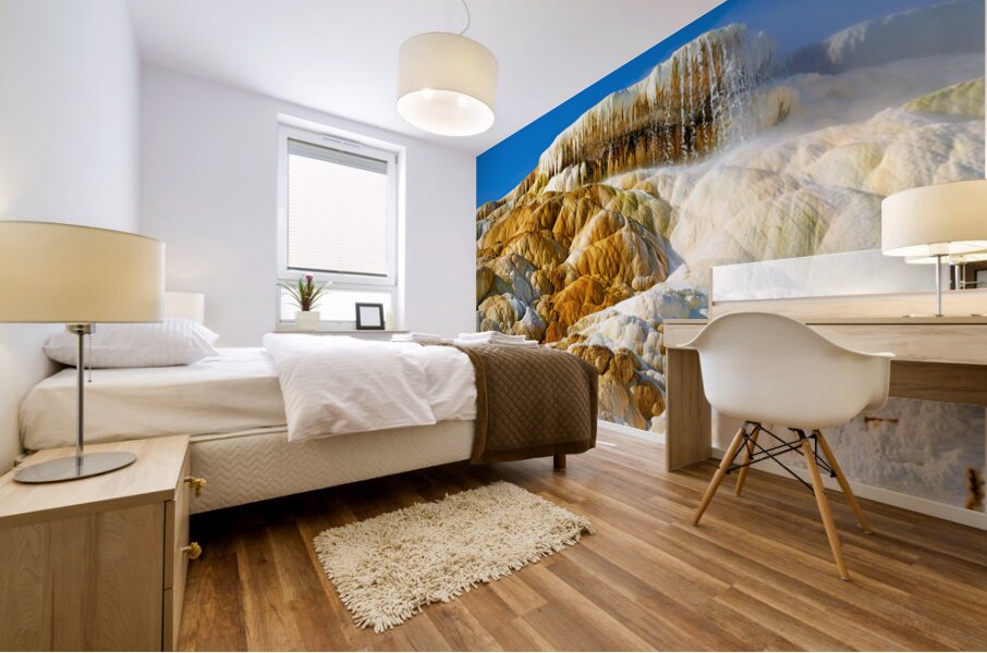 Explore devils thumb in yellowstone national park Mural print