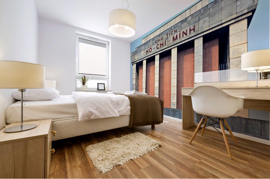 Hanoi displays Ho Chi Minh Mausoleum in Vietnam during daylight Mural print