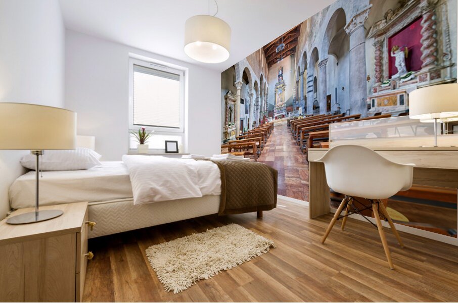 Exploring the church of san michele in borgo in pisa tuscany Mural print