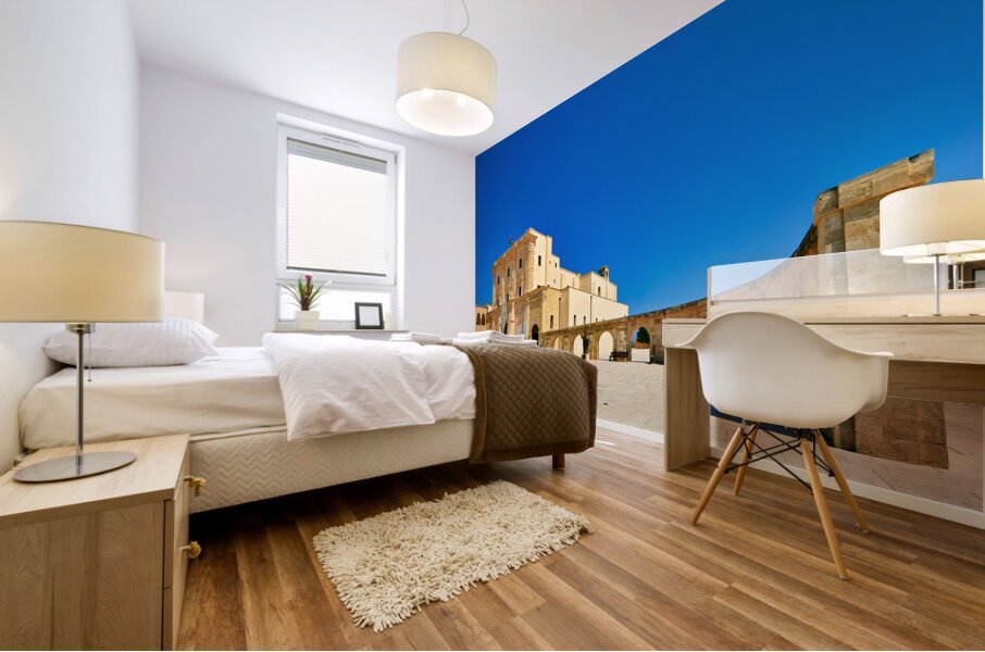 Salento. Apulia Puglia Italy. Santa Maria di Leuca. Santuario di Santa Maria de Finibus Terrae Mural print